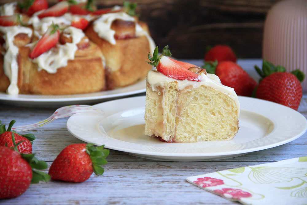 Rolls con fresas