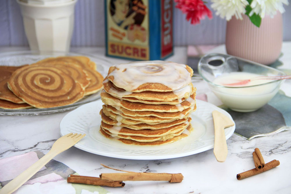 Tortitas de vainilla y canela