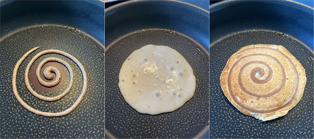 Tortitas de vainilla y canela