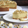 Tarta de queso y pistacho