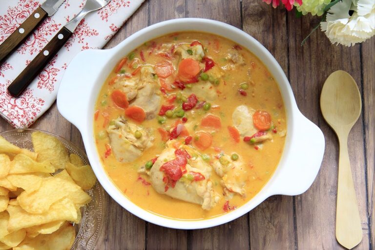 Estofado de contramuslos de pollo