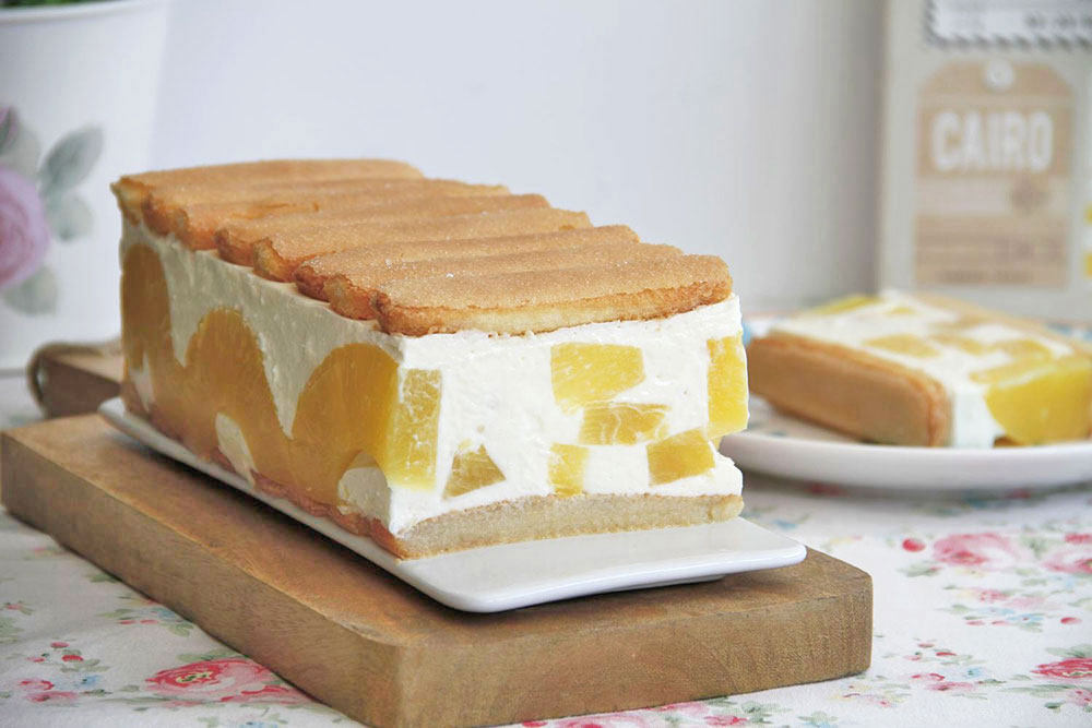 Tarta de piña y yogur, sin horno